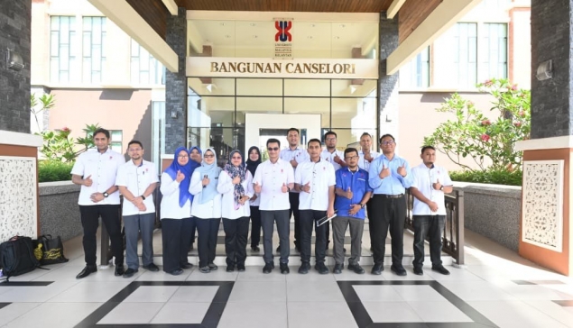  TIMBALAN KETUA SETIAUSAHA KPT LAWAT TAPAK PEMBANGUNAN DI UMK BACHOK